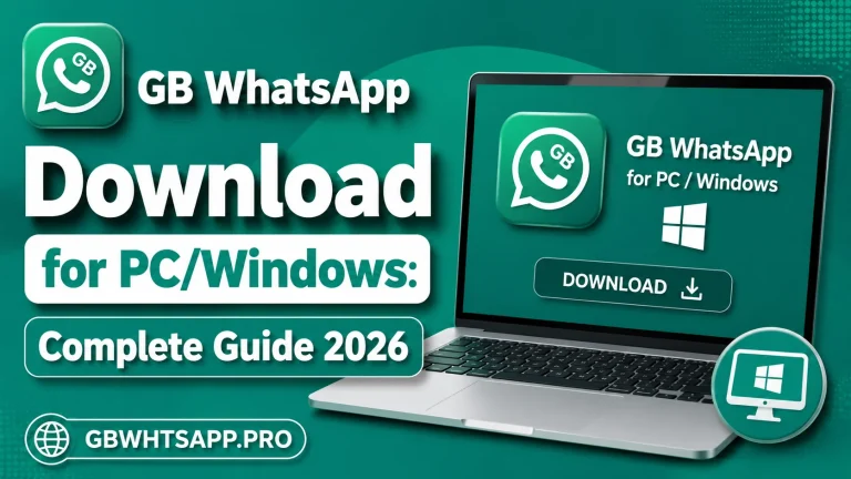 GB WhatsApp Download for PCWindows Complete Guide 2026